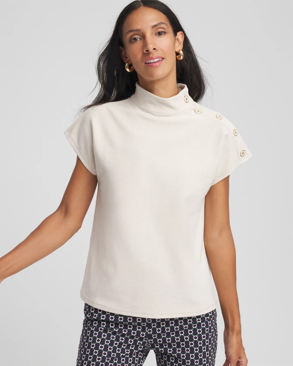 Ottoman Cap Sleeve Tee