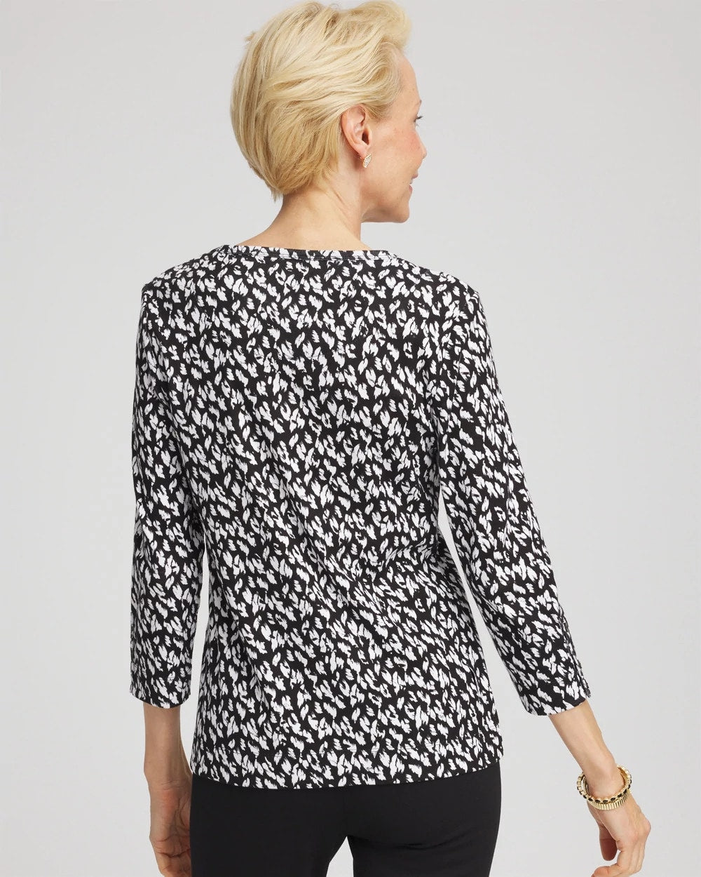 Pima Crewneck Button Tee