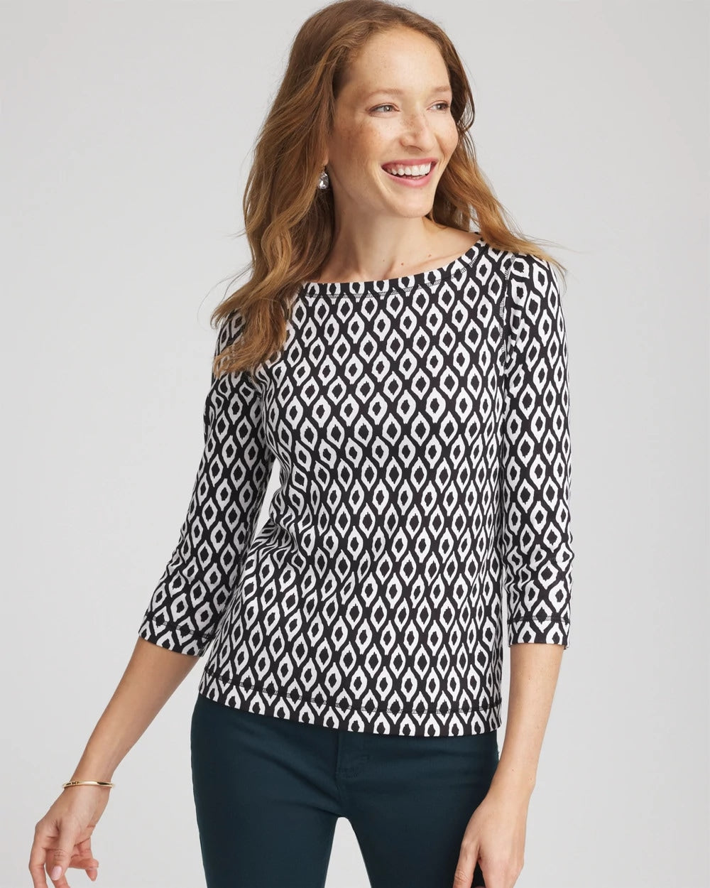 Pima 3/4 Sleeve Tee