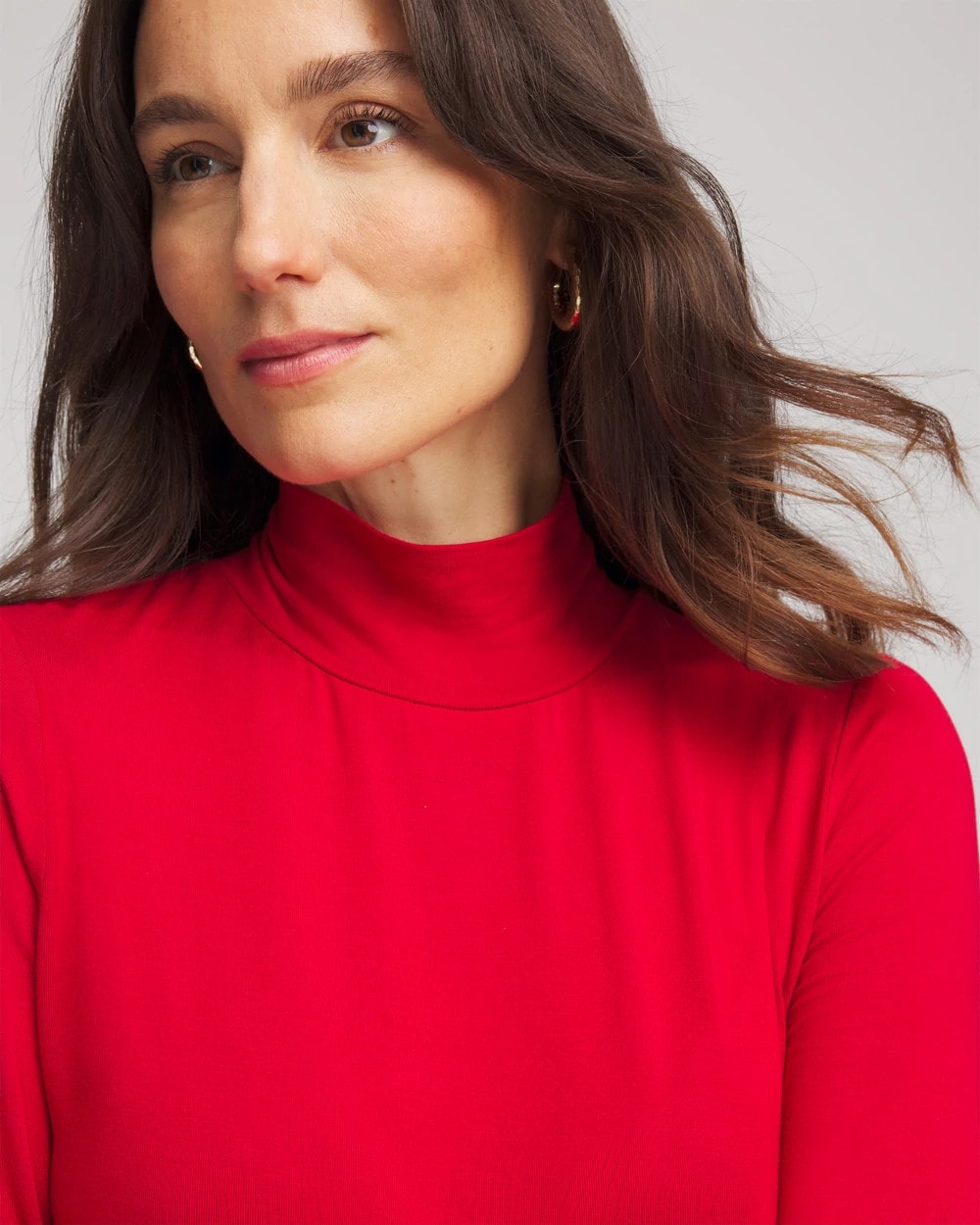Touch of Cool™ Mockneck Layering Tee