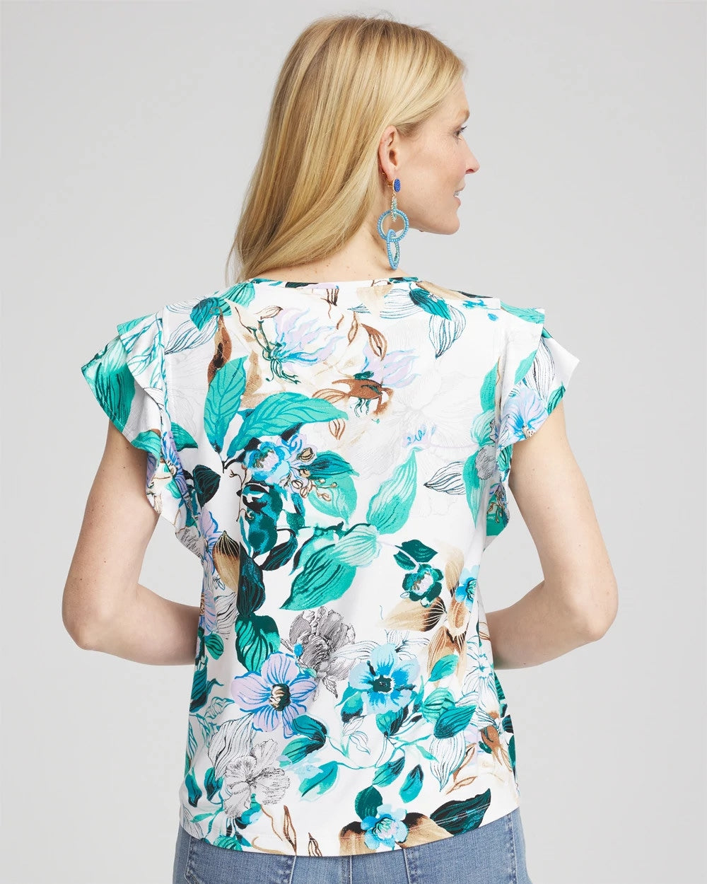 Touch of Cool™ Flutter Sleeve Tee