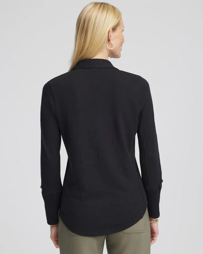 Collared Henley Shirt