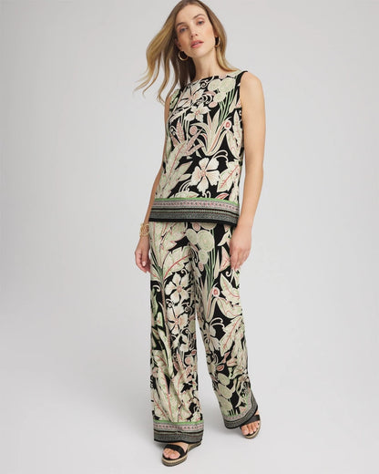 Travelers™ Island-Motif Side-Slit Tank