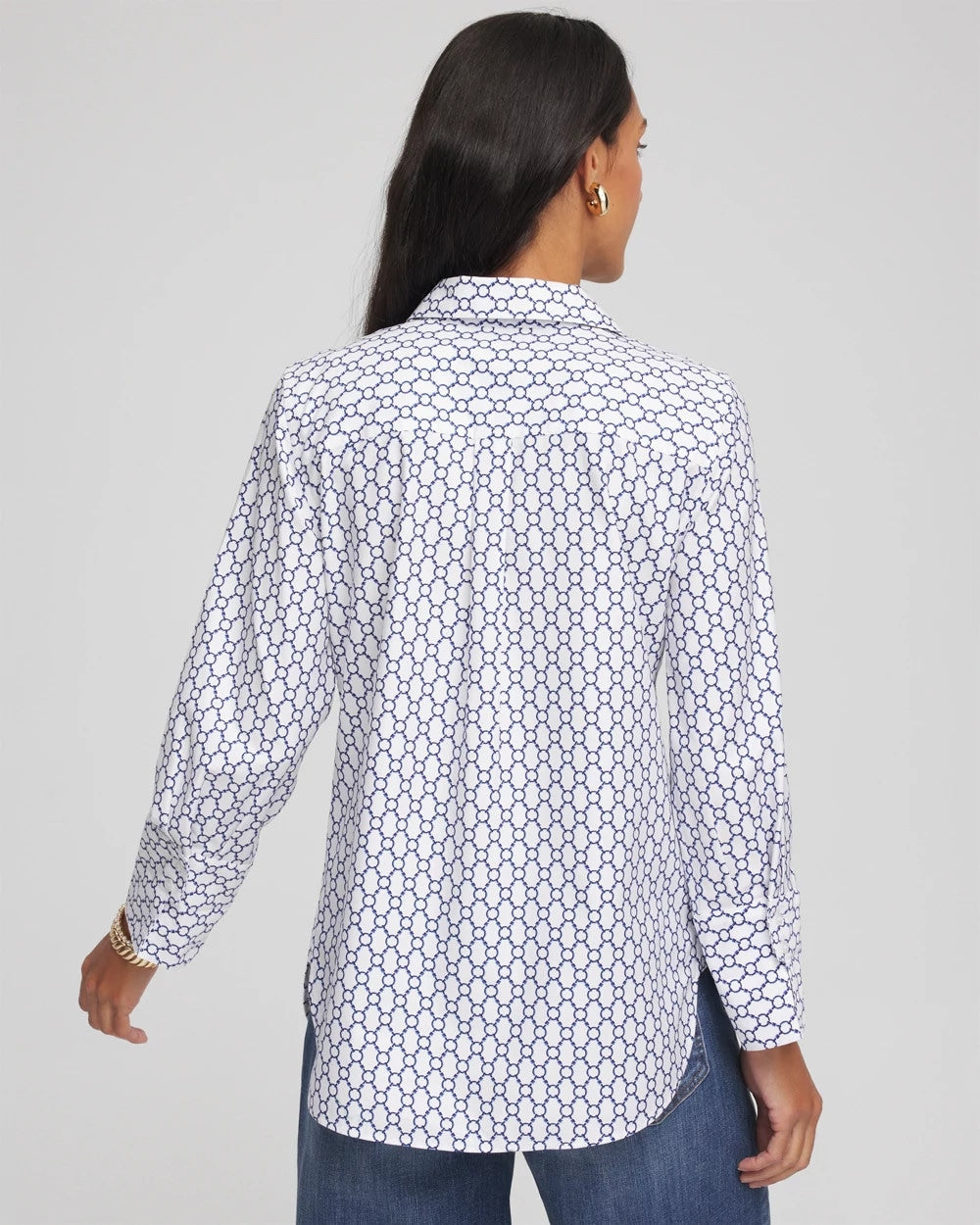 No Iron™  Chain Connection Shirt