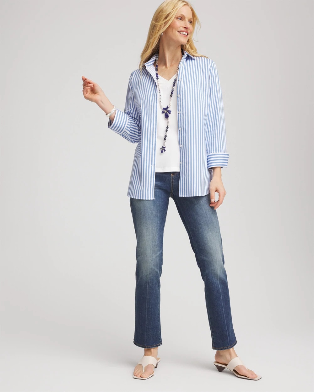 No Iron™ Stretch Striped Shirt