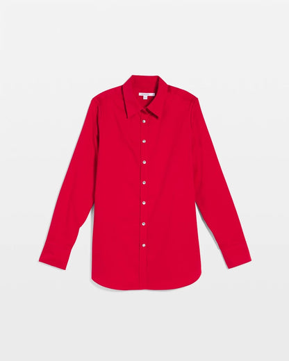 No Iron™ Rhinestone Button Shirt