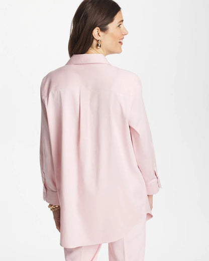 No Iron™ Stretch Splitneck Tunic