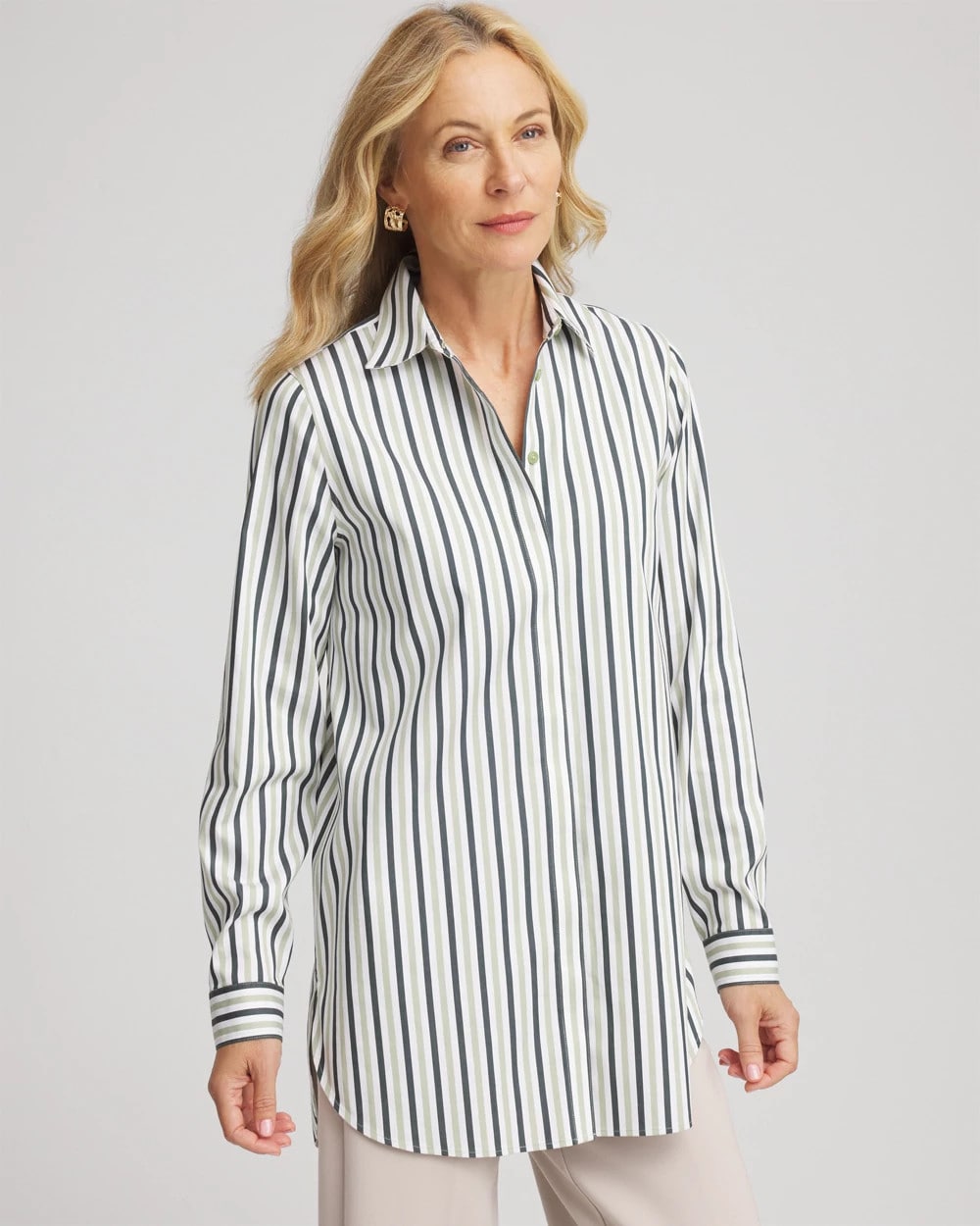 No Iron™ Striped Shirt