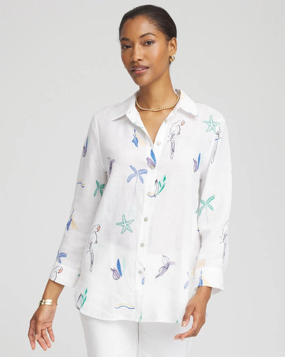 No Iron™ Island Linen Shirt