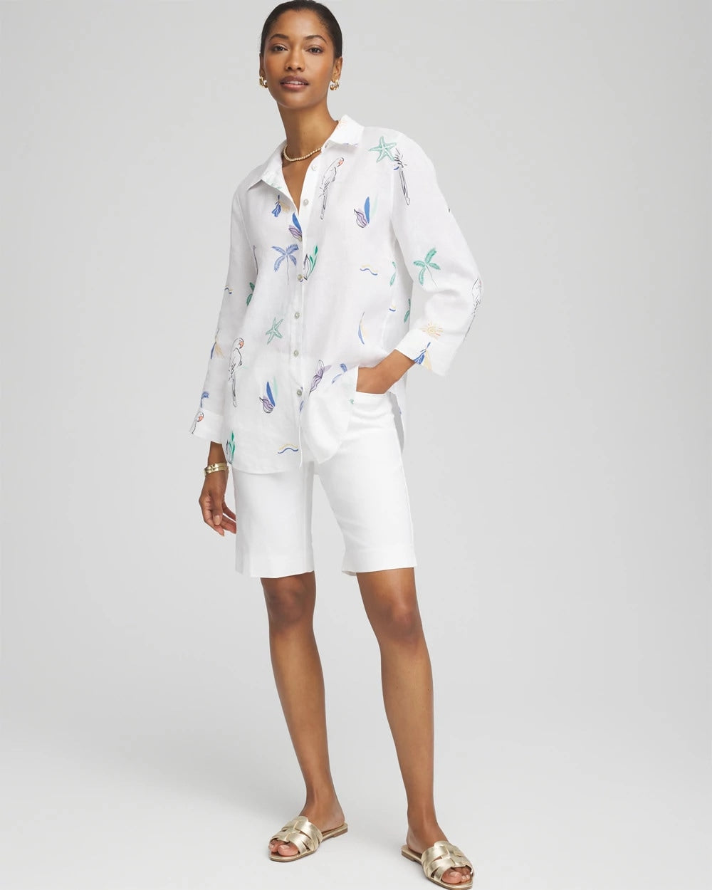 No Iron™ Island Linen Shirt