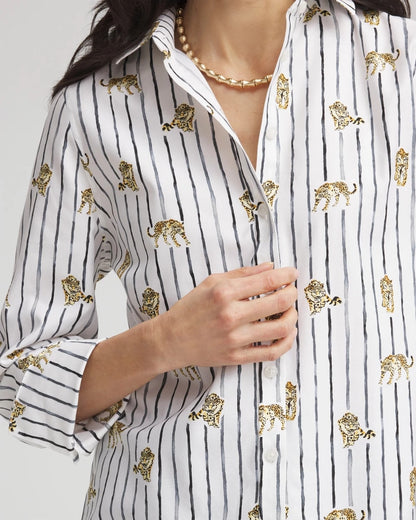 No Iron™ Leopard Graphic Shirt