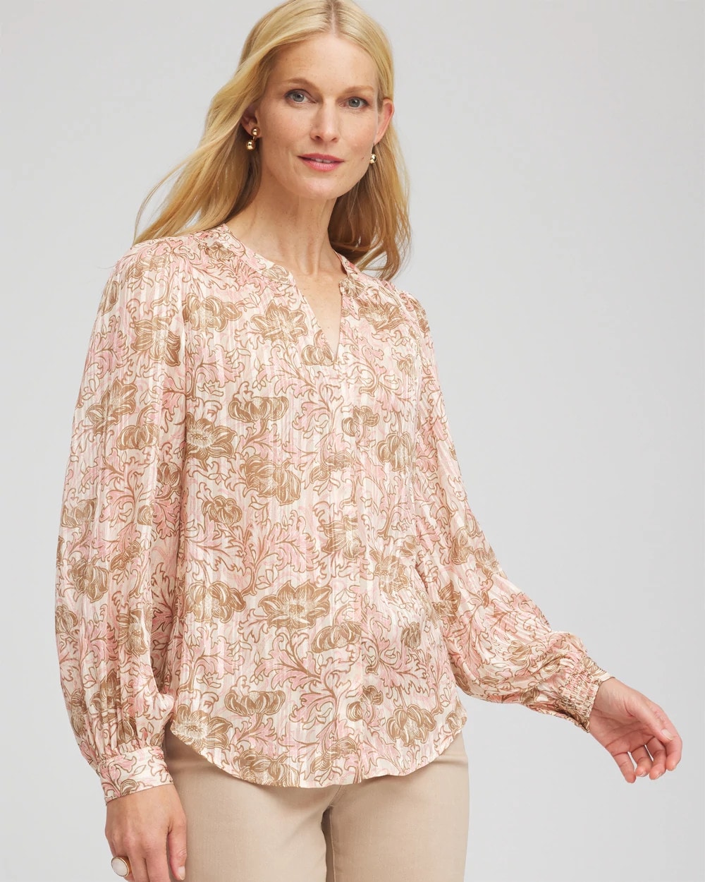 Revival Bloom Chiffon Blouse