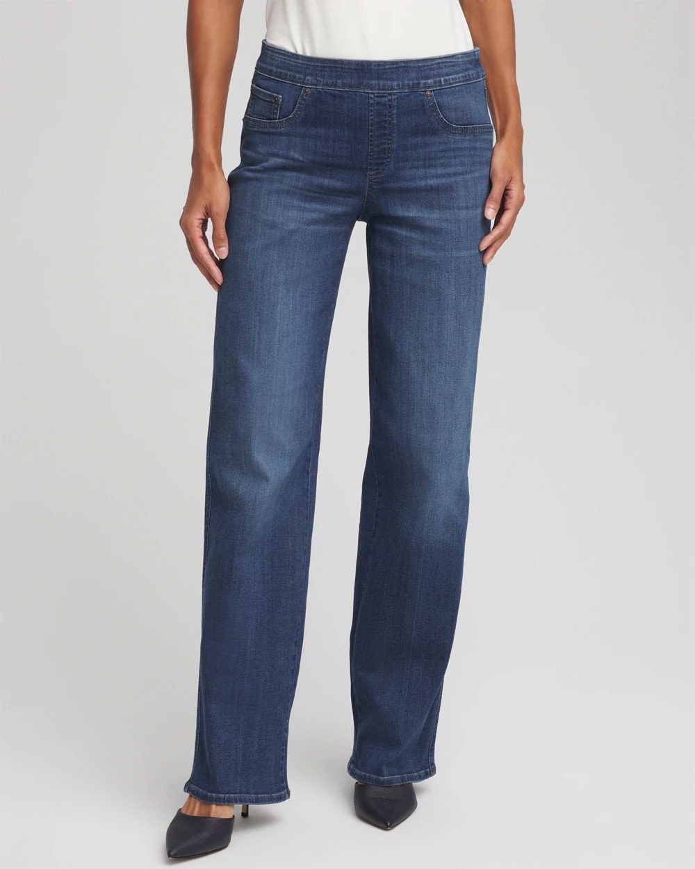 Pull On Wide Jean