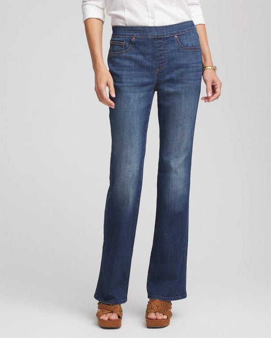 Pull-On Slim Bootcut Jeggings