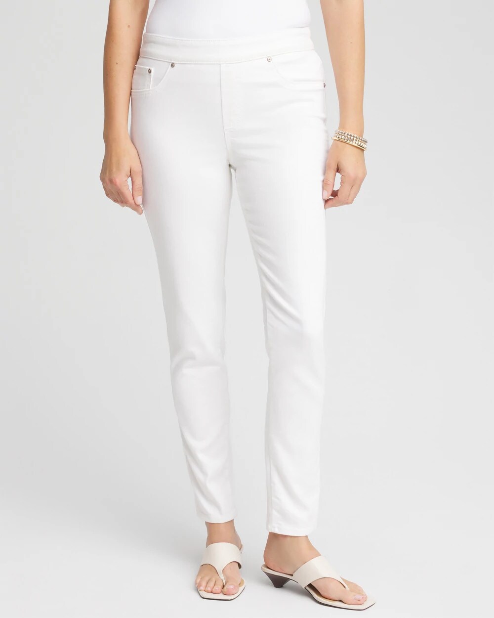 No Stain Pull-On Ankle Jeggings