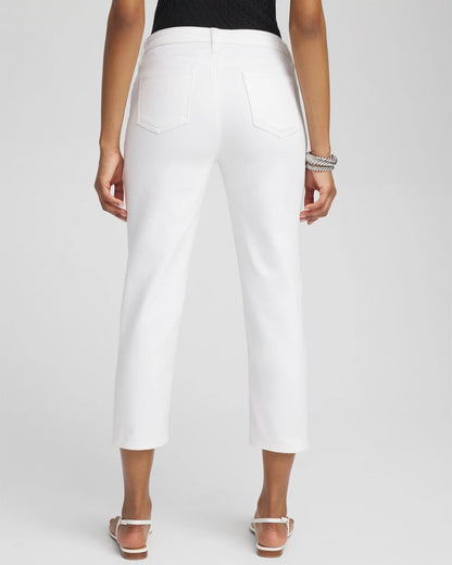 No Stain Girlfriend Cropped Jeans