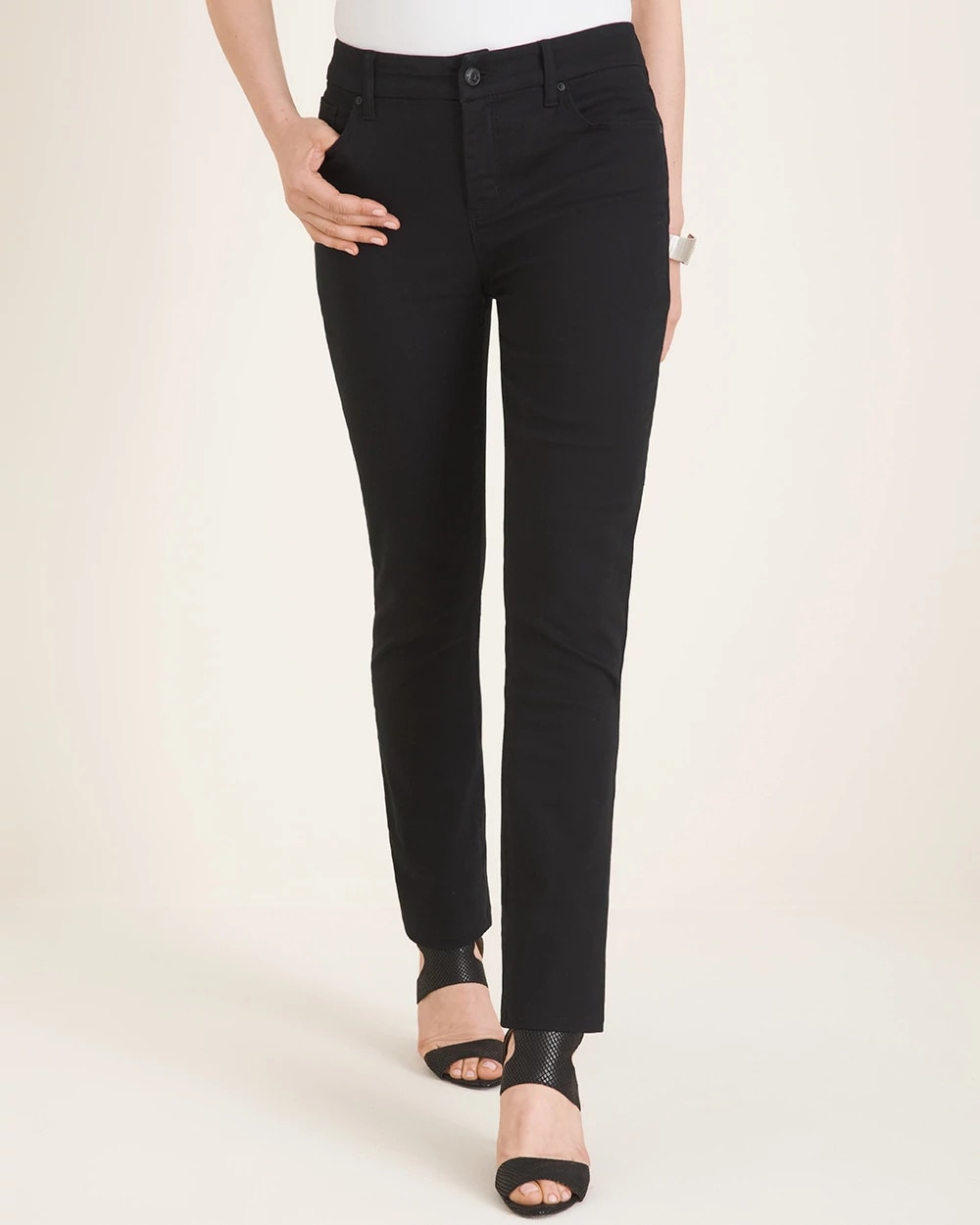 Girlfriend Slim Straight Jeans
