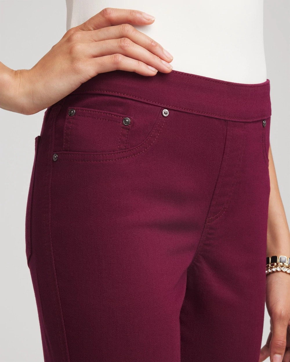 Modern Pull-On Ankle Jeggings