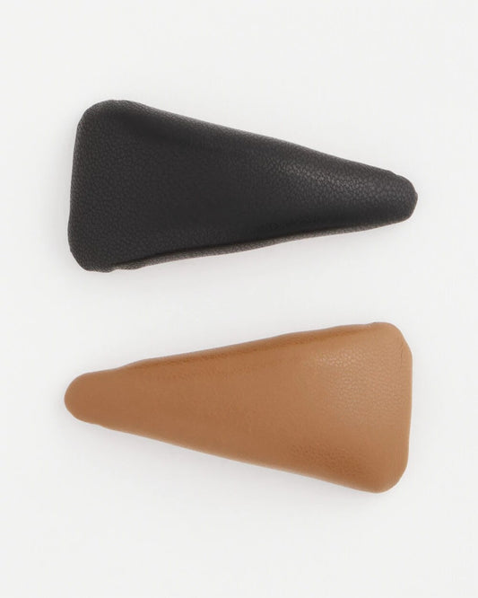 Classic Leather Motif Barrette