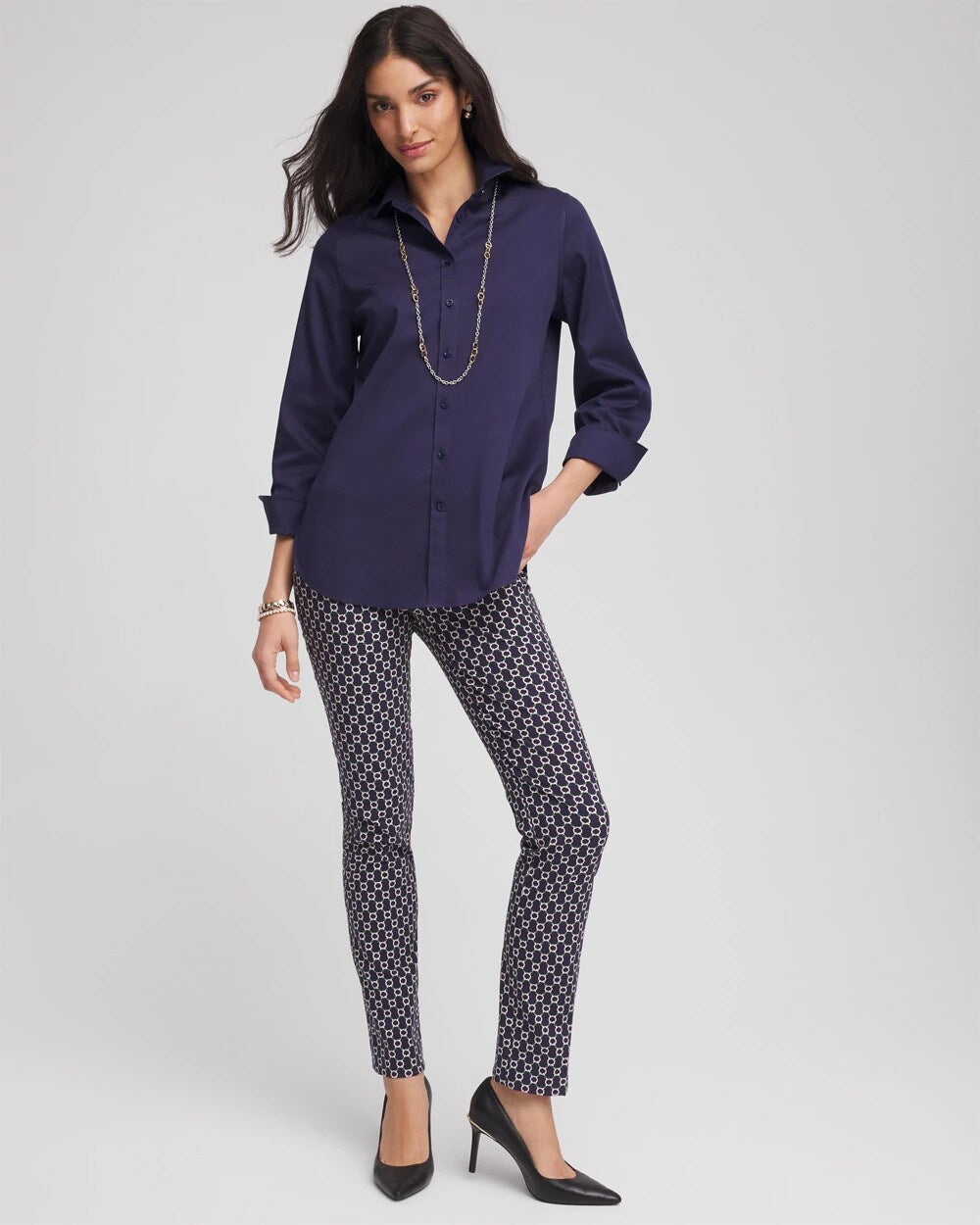 Brigitte™ Chain Connection Slim Pants