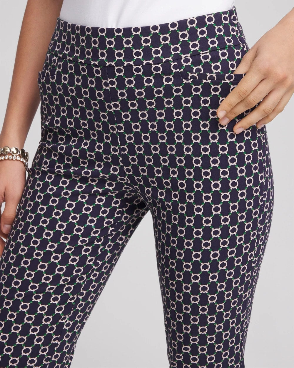 Brigitte™ Chain Connection Slim Pants