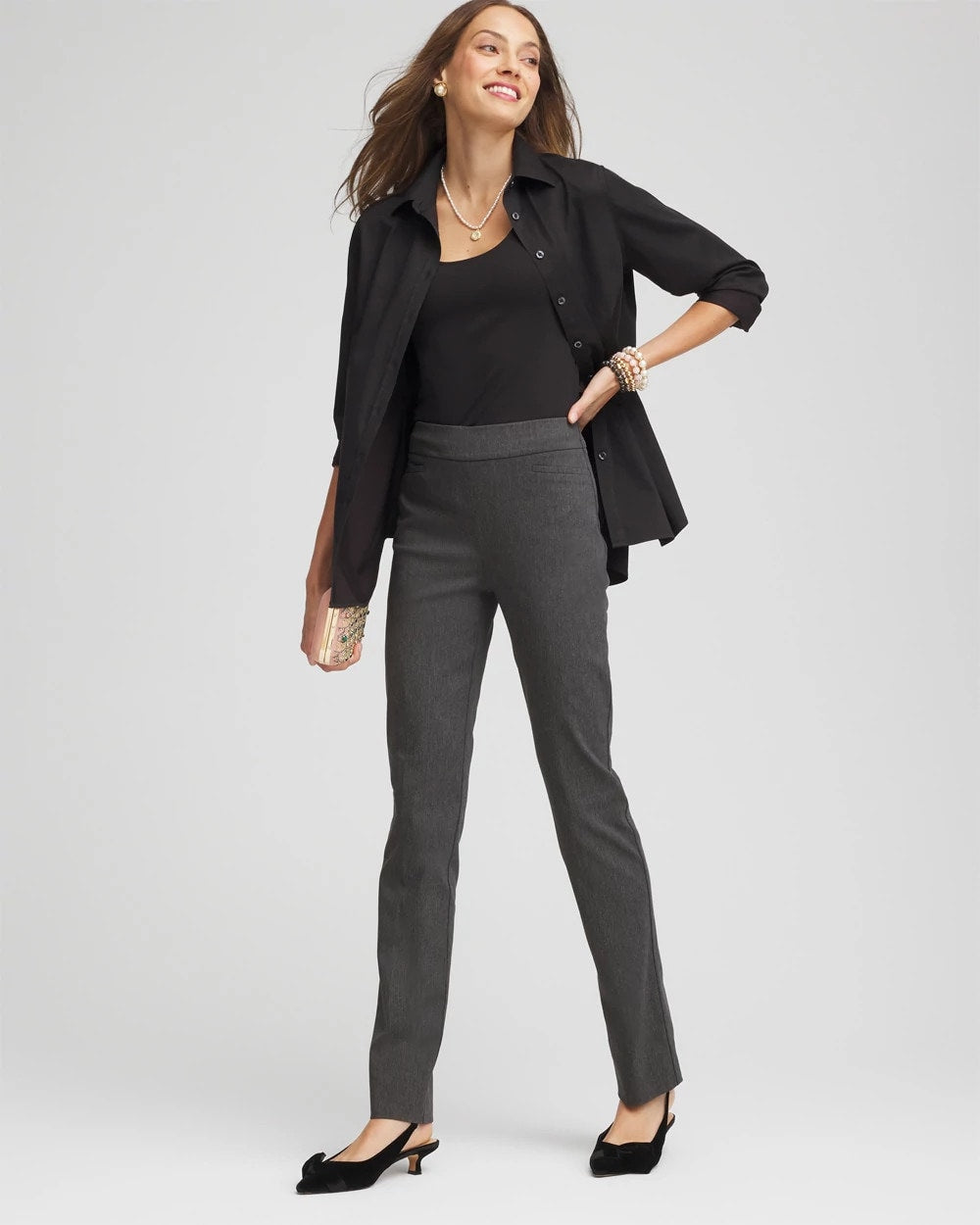 Brigitte™ Slim Full-Length Pants