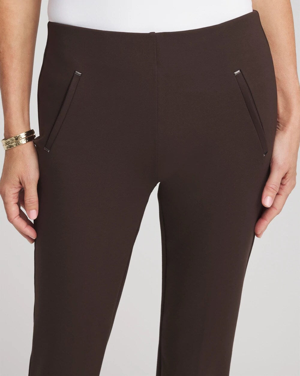 Juliet Slim Trim Detail Ankle Pants