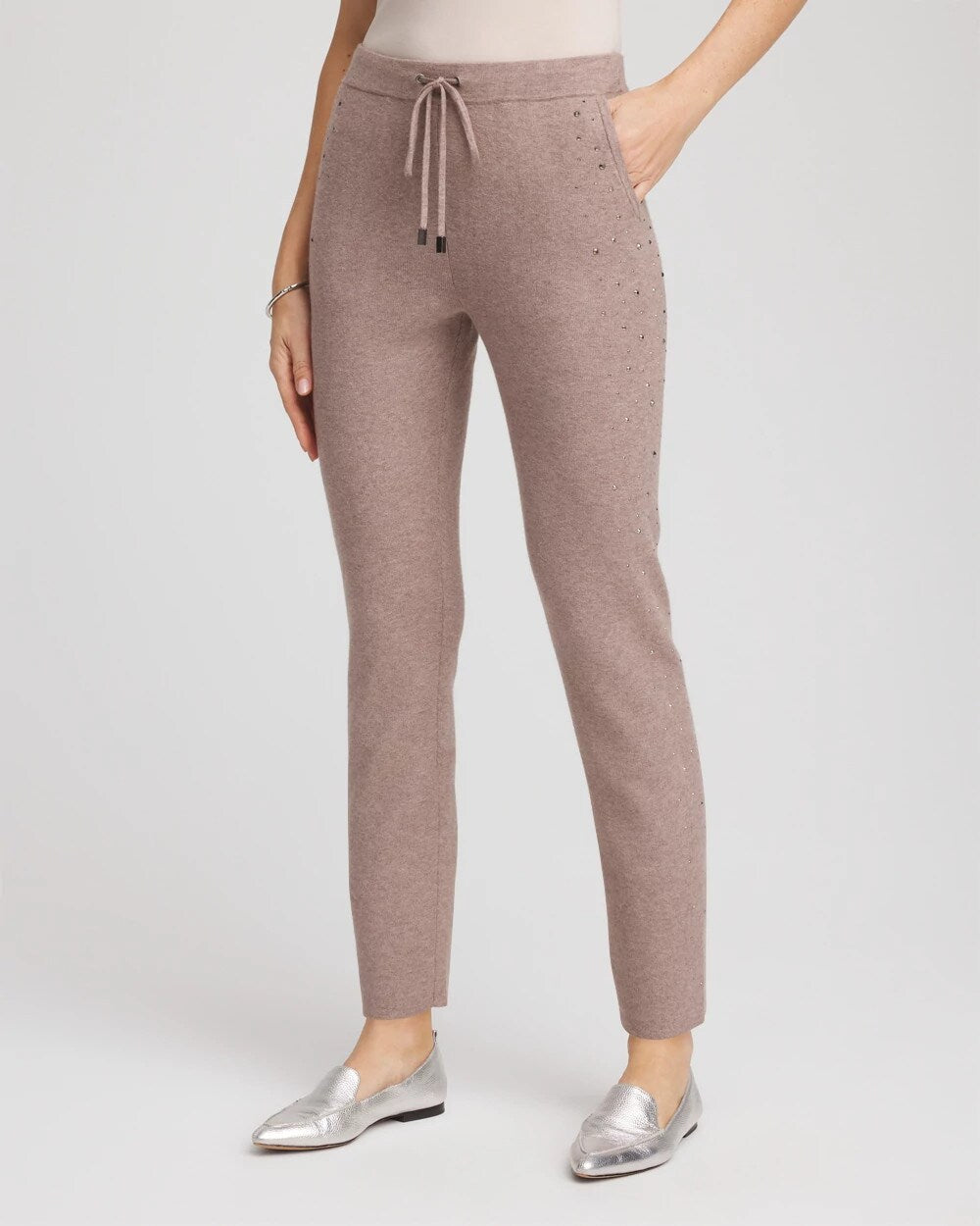 Zenergy® Luxe Rhinestone Ankle Pants