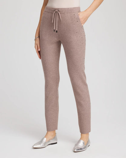 Zenergy® Luxe Rhinestone Ankle Pants