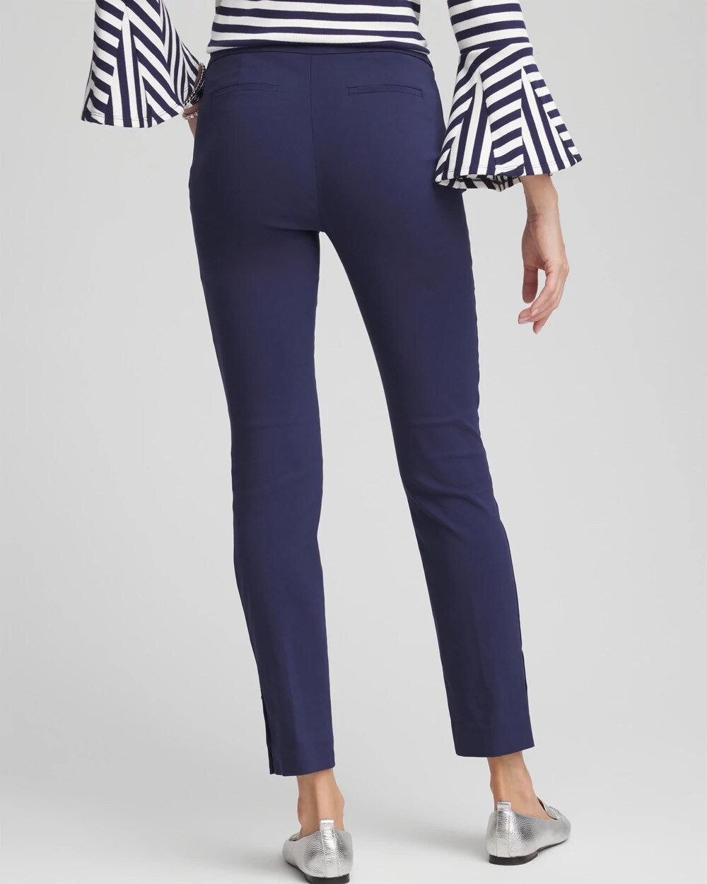 Brigitte™ Pull-On Slim Rivet Ankle Pants