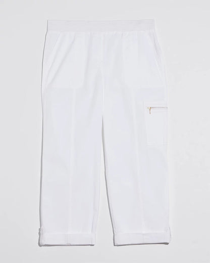 Poplin Cropped Pants
