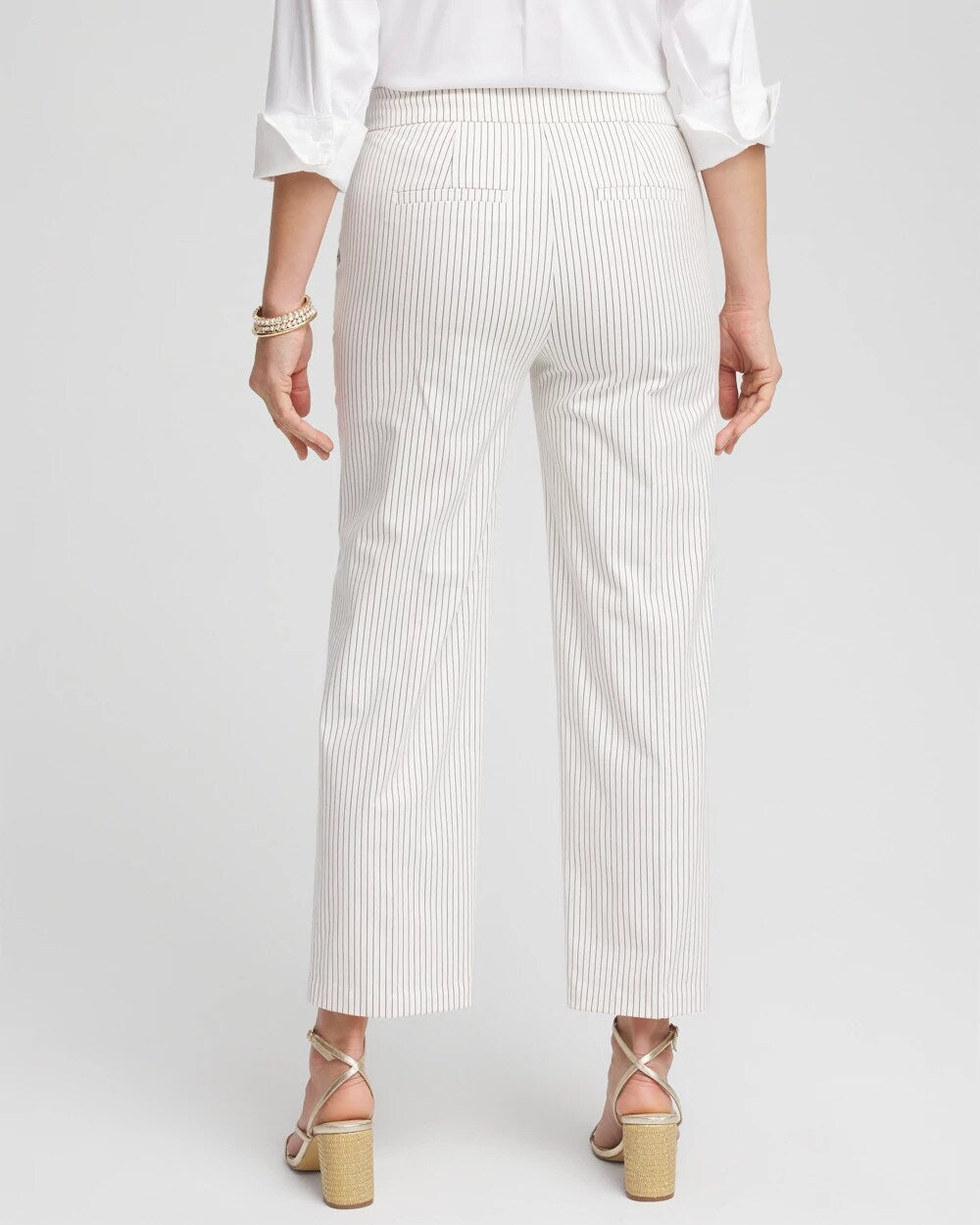 Emme Striped Sailor Straight Crops
