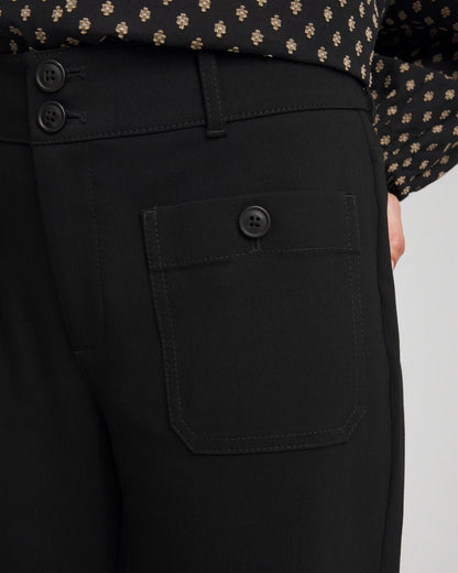 Emme Four Pocket Straight Cropped Pants