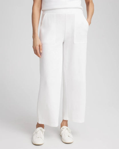Zenergy® Beach Slub Cropped Pants