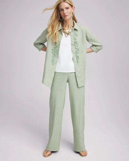 Linen Stretch Relaxed Pants