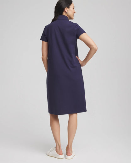 Zenergy® UPF Knit Half-Zip Dress