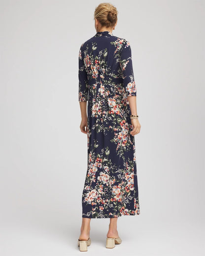 Knit Pleated Maxi Dress