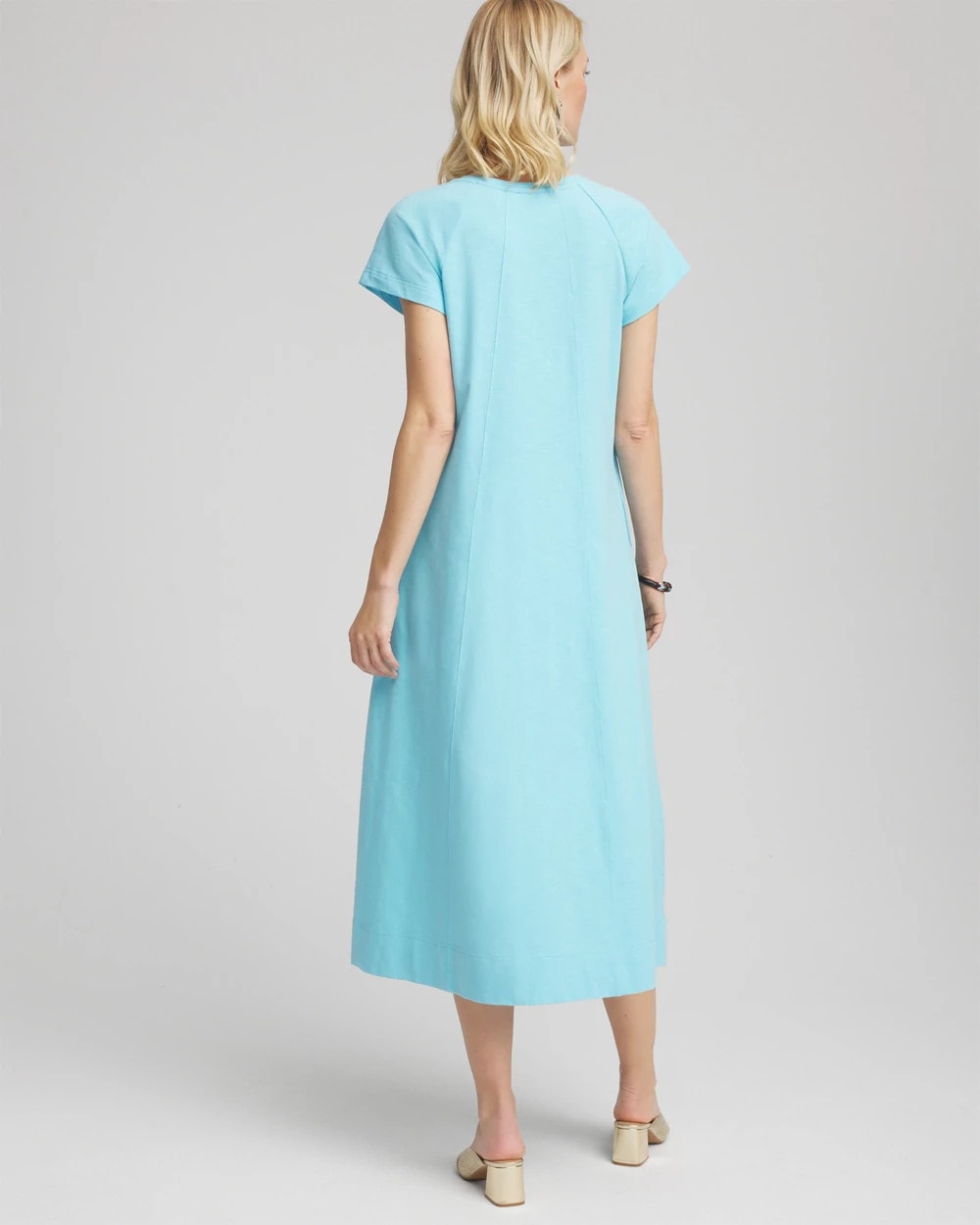 Short-Sleeved Maxi Dress