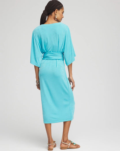 Travelers™ Kimono Sleeved V-Neck Dress
