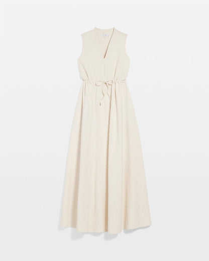 Sleeveless Tweed Maxi Dress