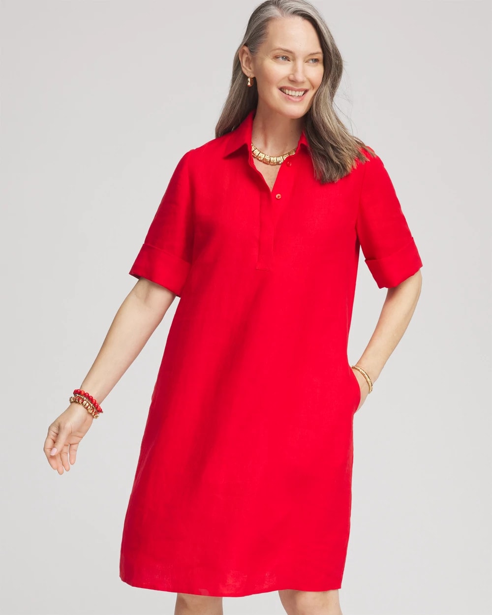 Linen Shirtdress