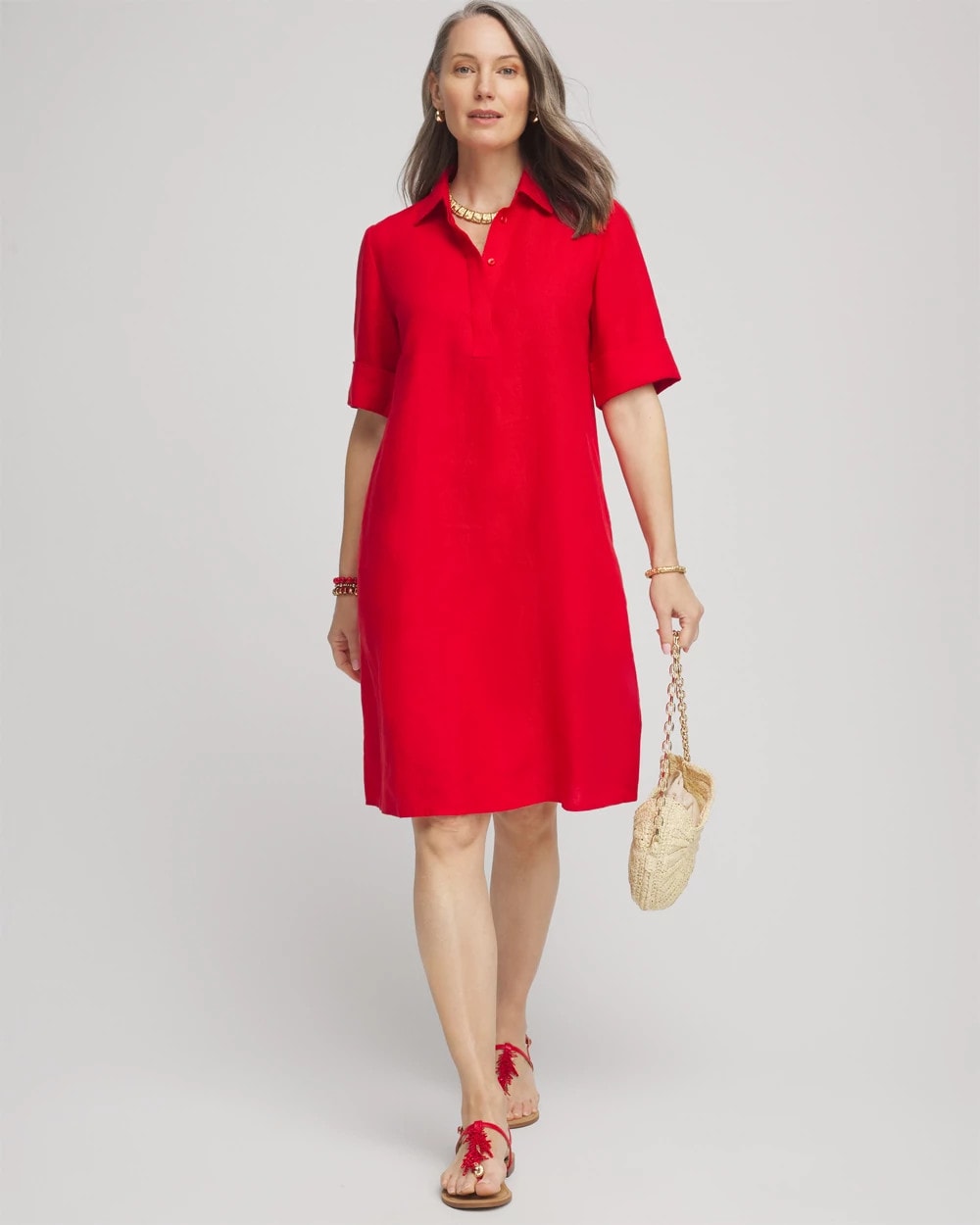 Linen Shirtdress