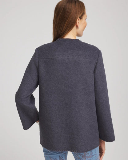 Wool Scarf Jacket