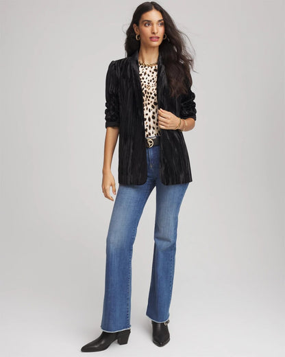 Velvet Shawl Collar Blazer