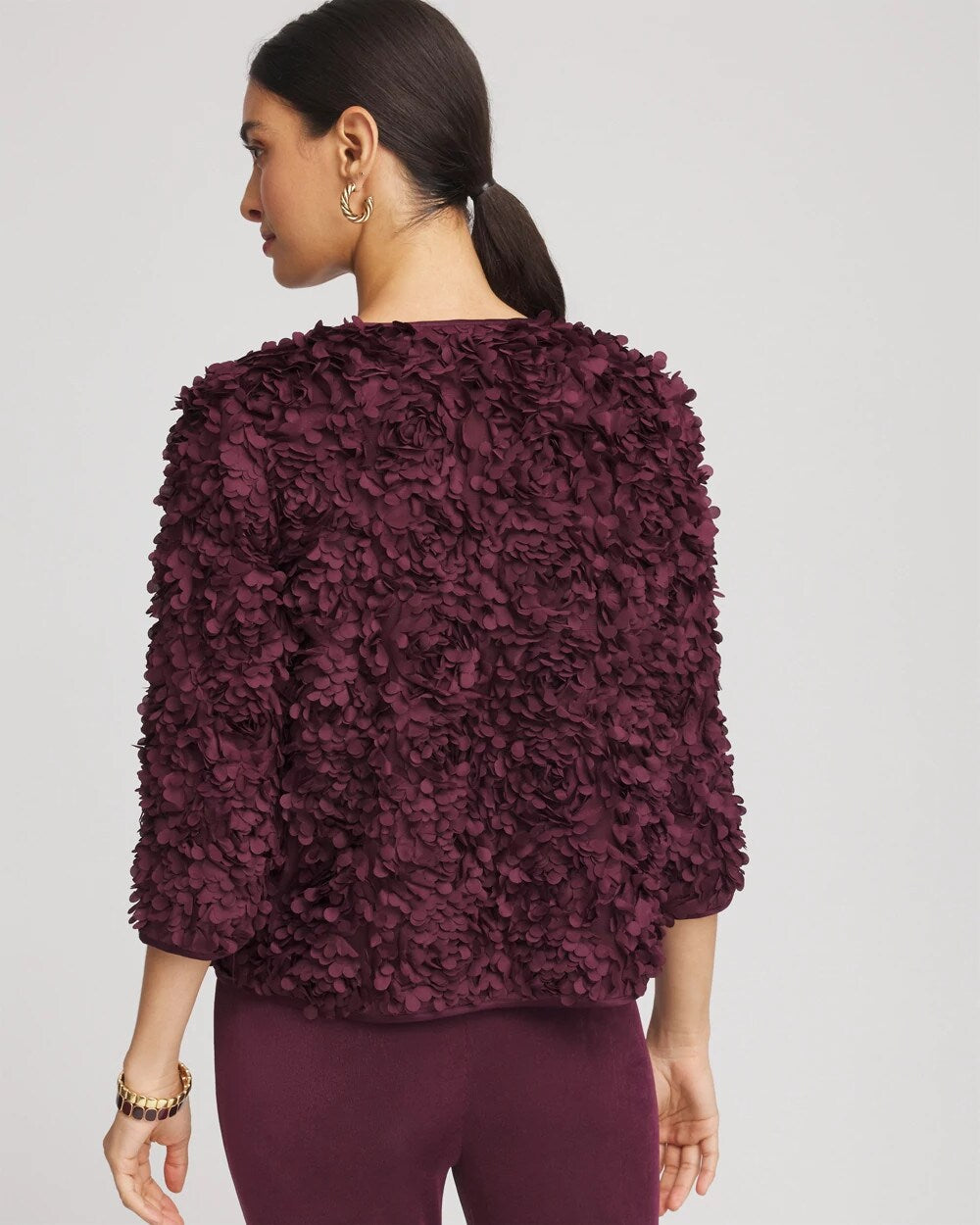 Travelers™ Collection Textured Rosette Jacket