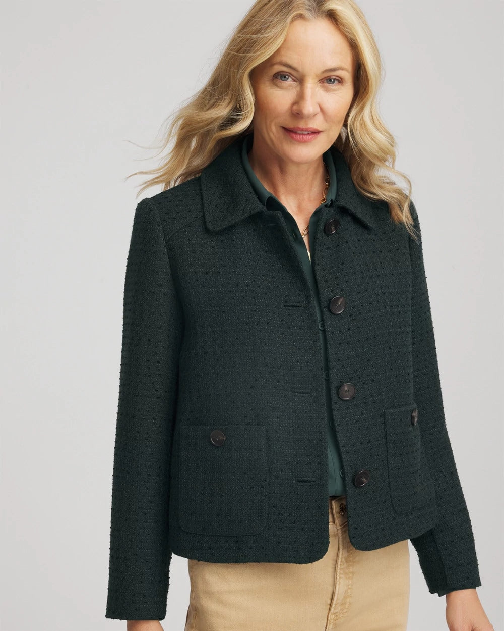 Tweed Cropped Jacket