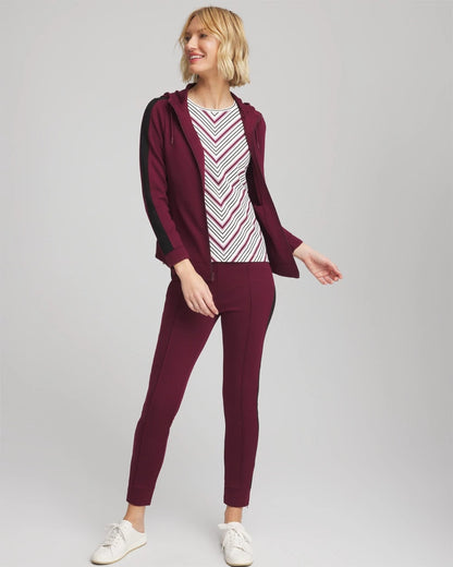 Zenergy® Soft Brushed Striped Top