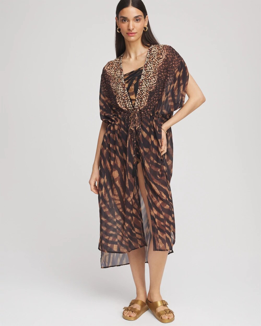 Miraclesuit® Raya De Safari Kimono Cover-Up