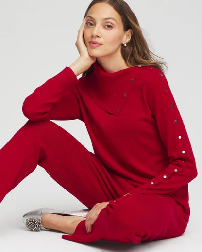 Zenergy® Luxe Envelope Neck Sweater
