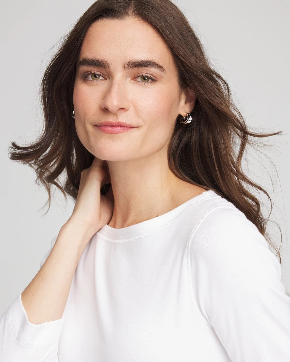 Pima Cotton 3/4 Sleeve Tee